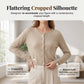 🌸 50% OFF NOW! 🌸Women Thin Cropped Cardigan Button Front Summer Shawl for Slip Dress