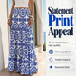 🔥50% OFF NOW🌴Women Flowy Maxi Skirt‑Light‑Weight Summer Holiday Long Skirt for Beach & Daily Wear