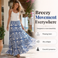 🔥50% OFF NOW🌴Women Flowy Maxi Skirt‑Light‑Weight Summer Holiday Long Skirt for Beach & Daily Wear
