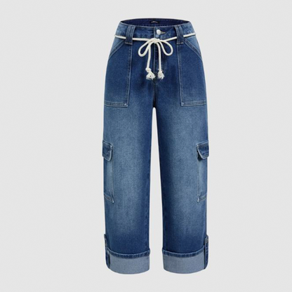 👖 New Arrivals 55% OFF💥Women’s Wide-Leg Cargo Pants – Spacious Side Pockets, Relaxed Silhouette & Adjustable Waist ✨