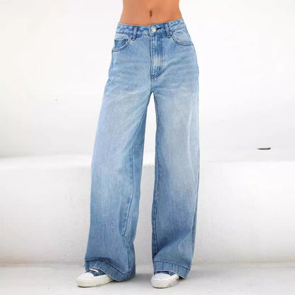 . 🎉 2026 Sale — Over 49,000 Sold! 👖 High-Waist Wide-Leg Jeans – Statuesque 🌸