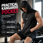 🏋️ Men's Athletic Sleeveless Hoodie Vest | Breathable, Muscle-Cut & Perfect for Gym, Running & Outdoor Training