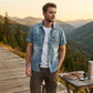 🎉 2026 Sale — Over 19,000 Sold!💞 Men's Washed Denim Shirt – Classic Style, All-Day Comfort 👕