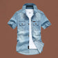 🎉 2026 Sale — Over 19,000 Sold!💞 Men's Washed Denim Shirt – Classic Style, All-Day Comfort 👕