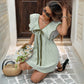 🔥50% Off Hot Sale🌸Women's V Neck Babydoll Mini Dress👗