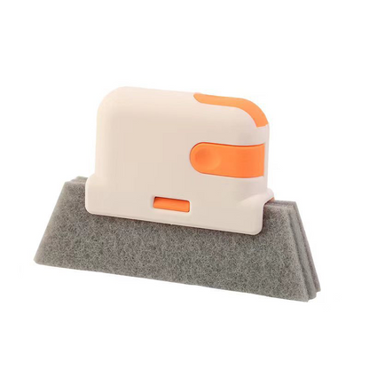 3-in-1 Window Track Cleaning Tool with Scrubbing Pad