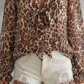 🌸🍃👕 50% OFF! V-Neck Leopard Top – Classic print, everyday comfort.