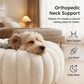 🐾2026 HOT SALE 52000+ Sold 50% OFF!🔥💥Cloud-Like Ultra Soft Plush Round Calming Pet Bed, Raised Rim Donut Cat Dog Bed, Joint Relief Warm Cozy Washable Pet Sleeping Cushion