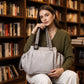 Multi-functional Women Nylon Backpack Convertible Tote Shoulder Bag