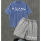 👕🩳 Men's Casual T-Shirt and Shorts Set – 50% OFF! Relaxed fit, breathable, perfect for summer days & lounging. 🔥☀️
