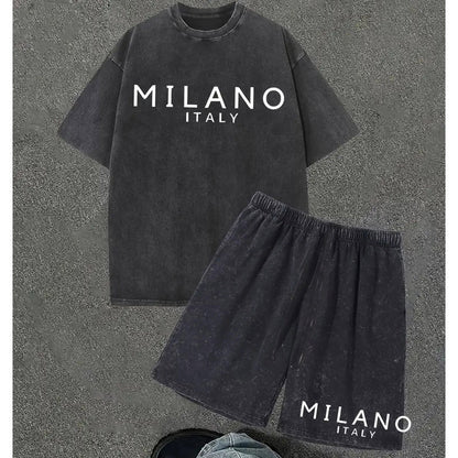 👕🩳 Men's Casual T-Shirt and Shorts Set – 50% OFF! Relaxed fit, breathable, perfect for summer days & lounging. 🔥☀️