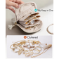 📢📢 50% OFF !! ⏰ Mini Travel Jewellery Bag with Zip – Compact, Portable & Perfect for Rings, Earrings & Necklaces ✨