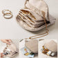 📢📢 50% OFF !! ⏰ Mini Travel Jewellery Bag with Zip – Compact, Portable & Perfect for Rings, Earrings & Necklaces ✨