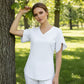 🎉 2026 Sale — Over 47,000 Sold! 👚 V-Neck Flutter Sleeve Blouse – Soft Feminine Breeze 🌸