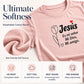 🎉 LIMITED TIME 50% OFF! 👕 Faith Letter Print Tee – Soft Daily Inspiration ✨