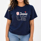 🎉 LIMITED TIME 50% OFF! 👕 Faith Letter Print Tee – Soft Daily Inspiration ✨