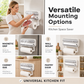 🧲50% OFF NOW! 3-in-1 Magnetic Kitchen Wrap Dispenser – Built-in Cutter Plastic Wrap Foil Dispenser with Paper Towel Holder, No Drilling Wall Mount Kitchen Organizer for Fridge & Cabinet