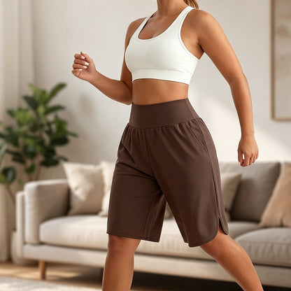 📢📢50% OFF !! ⏰Women's Casual Wide-Leg Knee-Length Shorts