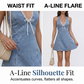 Women's Summer Halter Denim Mini Dress
