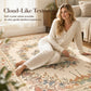 📢📢50% OFF !! ⏰Easy-Care Floral Area Rug