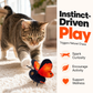 🥳💞50K+ SOLD!⚡🦋🐱Smart Sensing Flapping Butterfly Toy🐈Motion-activated, realistic flight, interactive fun – keeps your cat engaged for hours.🔥✨