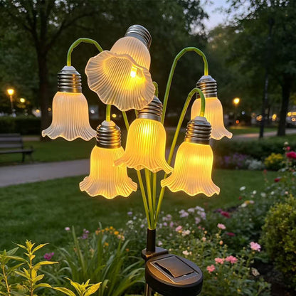 📢📢55% OFF !! ⏰Solar Flower Lights Outdoor Garden Decorations