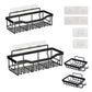 Drill-Free Bathroom Shelf Set