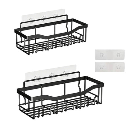 Drill-Free Bathroom Shelf Set