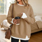 👚 2026 Sale — Over 35 200 Sold!✨ Women's Loose Faux Two‑Piece Sweatshirt