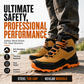 💪Steel Toe Safety Shoes – Puncture-Resistant, Protective & Comfortable for Work