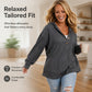 Women's Long Sleeve Casual Hoodie Top 👕 A Cosy Throw-On for Chilly Mornings & Laid-Back Days ✨