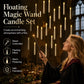 Magical Wand Remote Floating LED Taper Candles Set