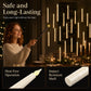 Magical Wand Remote Floating LED Taper Candles Set