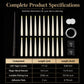 Magical Wand Remote Floating LED Taper Candles Set