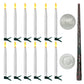 Magical Wand Remote Floating LED Taper Candles Set