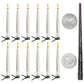 Magical Wand Remote Floating LED Taper Candles Set