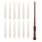 Magical Wand Remote Floating LED Taper Candles Set