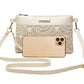 Versatile Floral Crossbody Bag