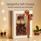 Cute Bear Shaped Glass Water Bottle