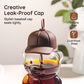 Cute Bear Shaped Glass Water Bottle