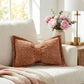 🎀Soft Chenille Bow-Shaped Throw Pillow