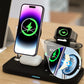 🔋 50% OFF NOW! ⏰ 3-in-1 Wireless Charging Station – Charges Phone, Watch & Earbuds – Built-in Alarm Clock & RGB Light 🌙