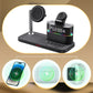 🔋 50% OFF NOW! ⏰ 3-in-1 Wireless Charging Station – Charges Phone, Watch & Earbuds – Built-in Alarm Clock & RGB Light 🌙