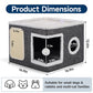 📢📢50% OFF !! ⏰Foldable 2-in-1 Cat Cube House