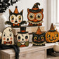 Vintage Wooden Halloween Desktop Ornaments