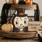 Vintage Wooden Halloween Desktop Ornaments