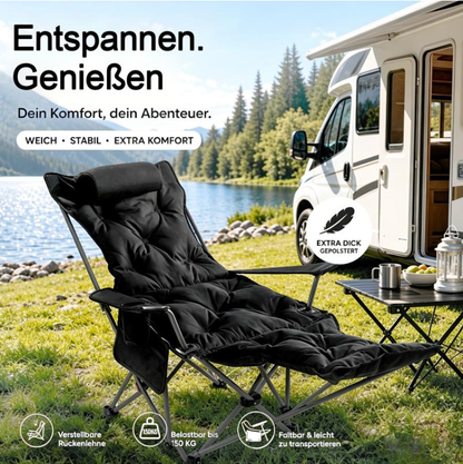 ✨ 50% OFF! Portable, Adjustable Folding Chair for Outdoor Use — Lightweight, Sturdy & Versatile 🪑🏕️ (Buy 2 & Save £5!)