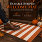 🚪 LIMITED‑TIME 50% OFF! 🎃 Simple Striped Non‑Slip Door Mat, Stain Resistant Entry Rug With Reinforced Edge, Available In Multiple Sizes ✨