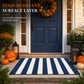 🚪 LIMITED‑TIME 50% OFF! 🎃 Simple Striped Non‑Slip Door Mat, Stain Resistant Entry Rug With Reinforced Edge, Available In Multiple Sizes ✨