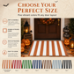 🚪 LIMITED‑TIME 50% OFF! 🎃 Simple Striped Non‑Slip Door Mat, Stain Resistant Entry Rug With Reinforced Edge, Available In Multiple Sizes ✨